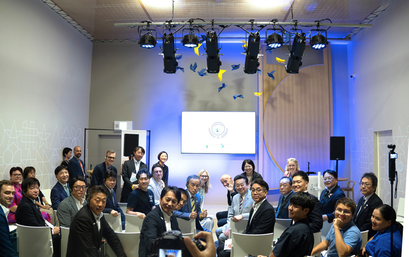 バッジセレモニー参加者の皆さん