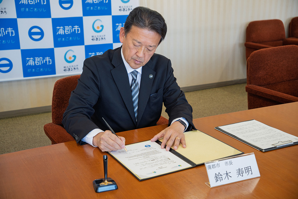 誓約式当日の記念写真